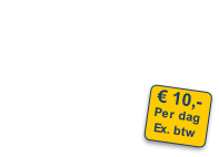 € 10,-
Per dag
Ex. btw
