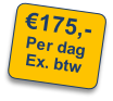 €175,-
Per dag
Ex. btw
