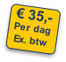 € 35,-
Per dag
Ex. btw

