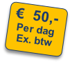 €150,-
Per dag
Ex. btw
