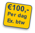 €100,-
Per dag
Ex. btw
